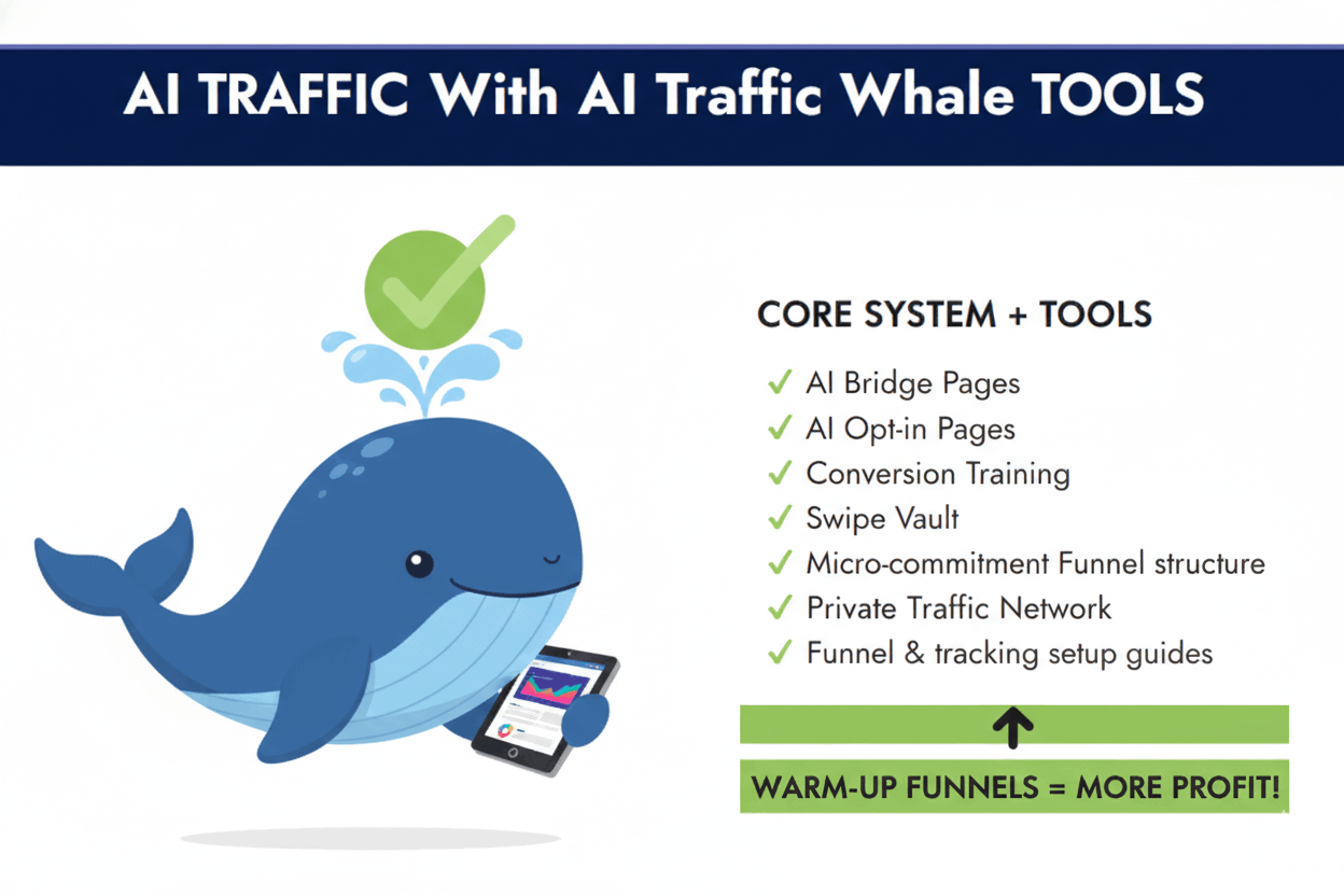 Tools Included With AI Traffic Whale